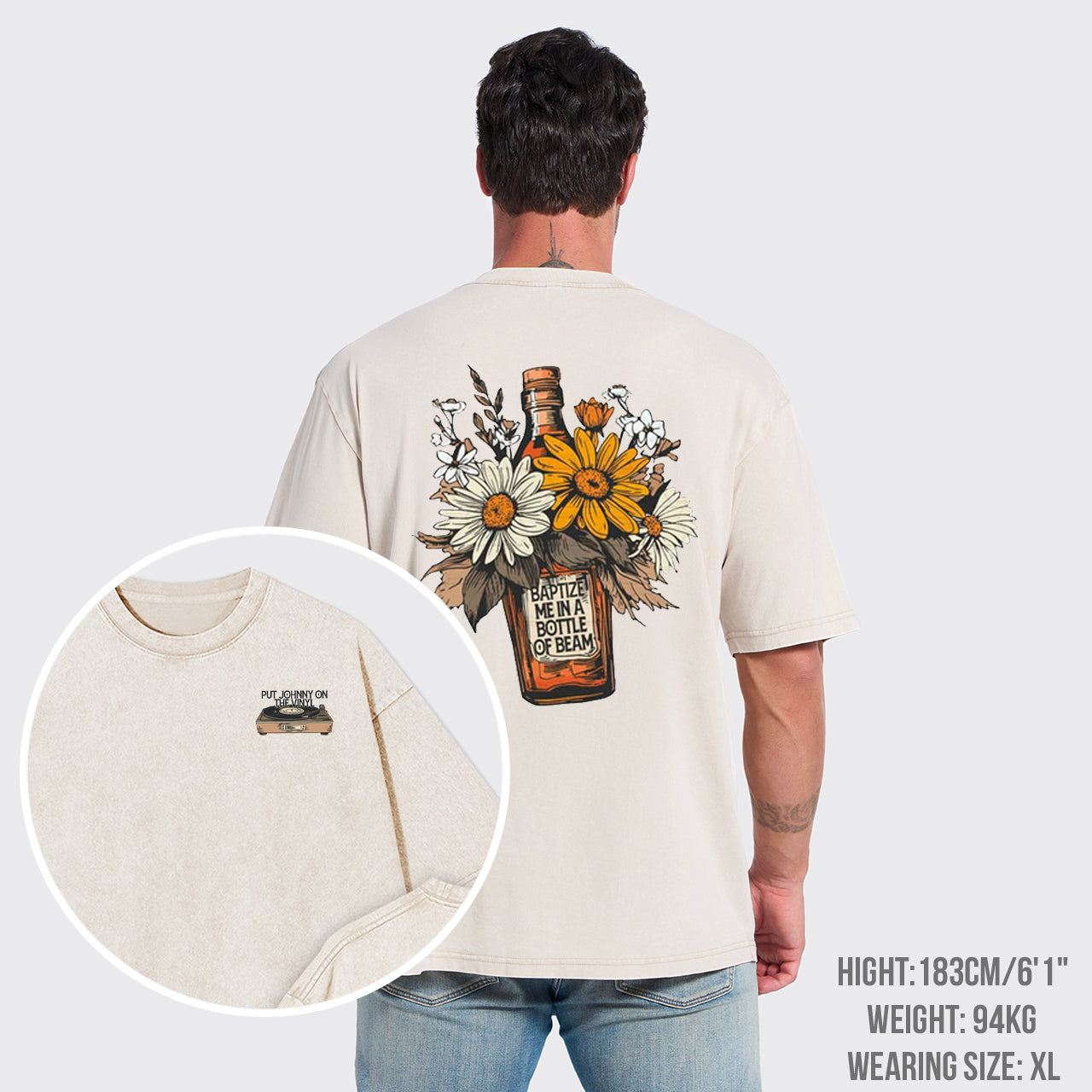 Positive Energy Mushrooms Garment-dye Tees