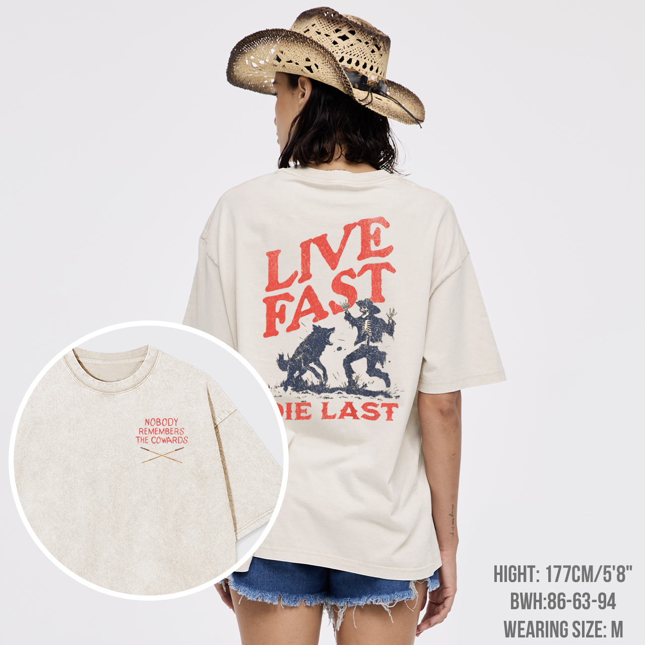 Live Fast Die Last Decoy Garment-dye Tees
