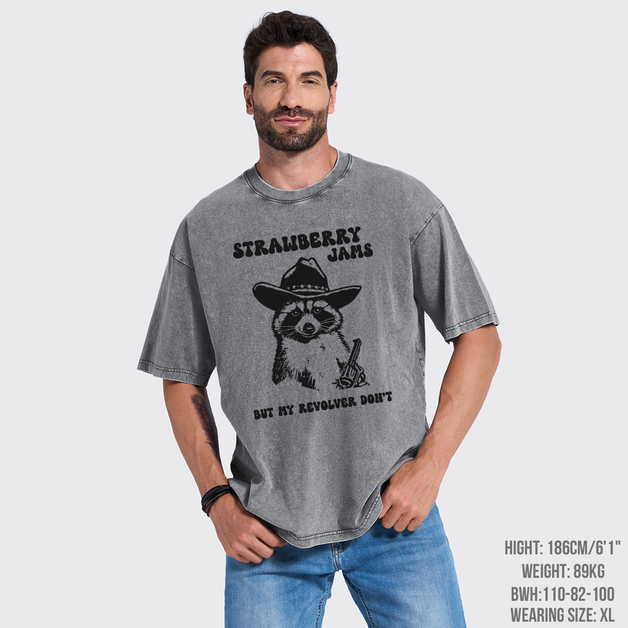 Strawberry Jams But My Revolver Don't Garment-dye Tees