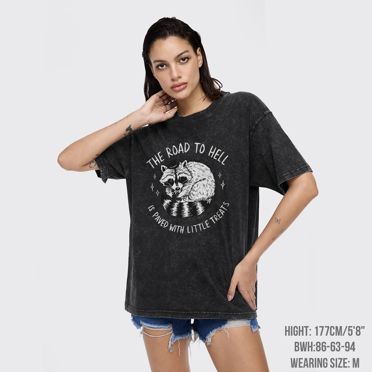 The Road To Hell Is Paved With Little Treats Garment-dye Tees