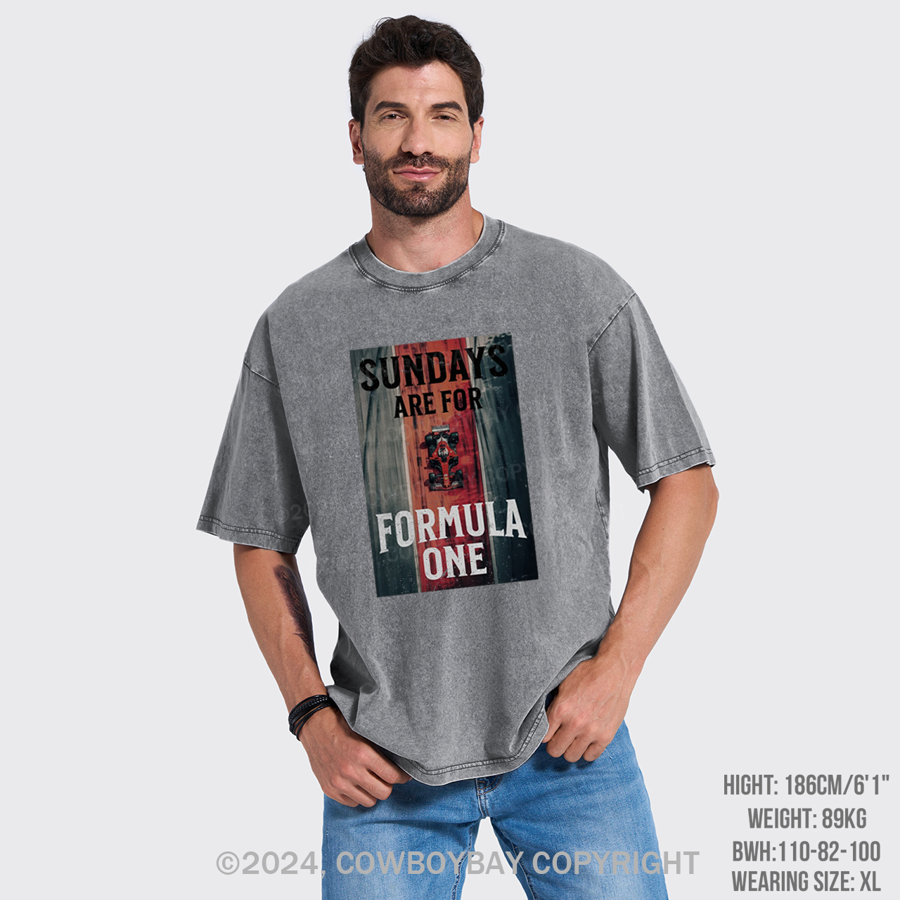 Sundays Are For Formula One Garment-dye Tees