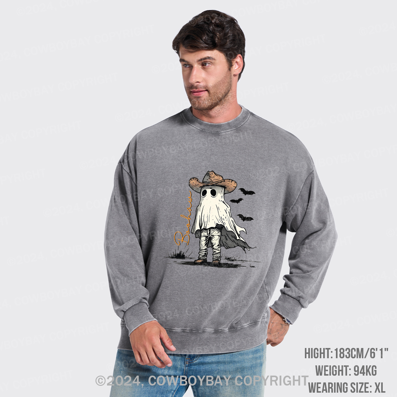 Boos Of The Wild Washed Sweatshirts