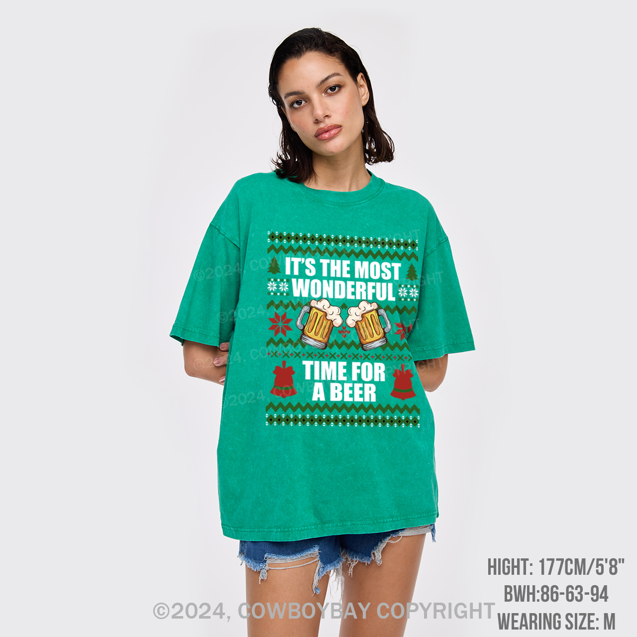 It's The Most Wonderful Time For A Beer Garment-dye Tees