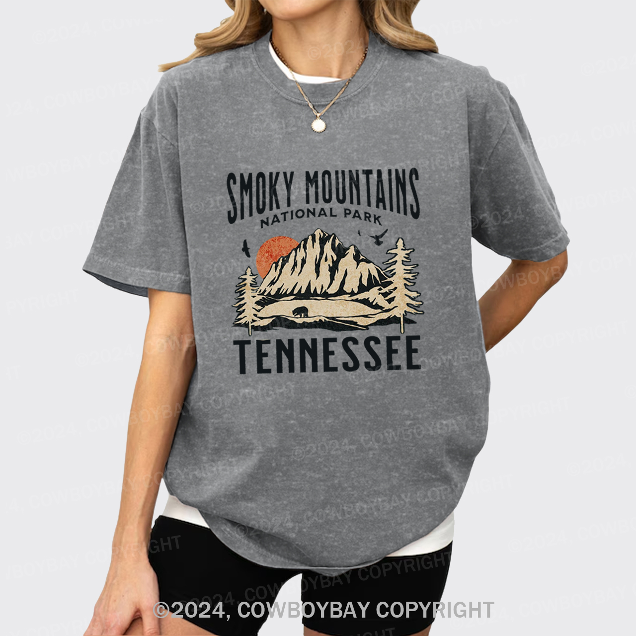 Smoky Mountains National Park Tennessee Garment-dye Tees