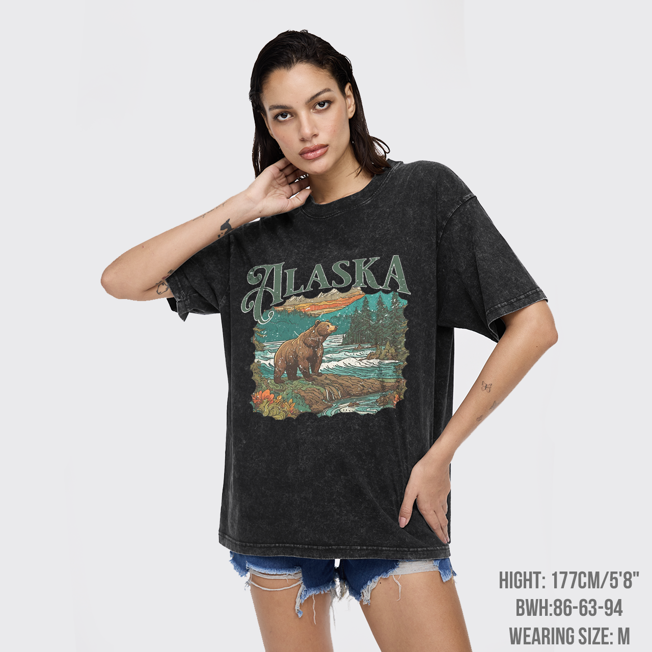 Vintage 90s Alaska Garment-dye Tees