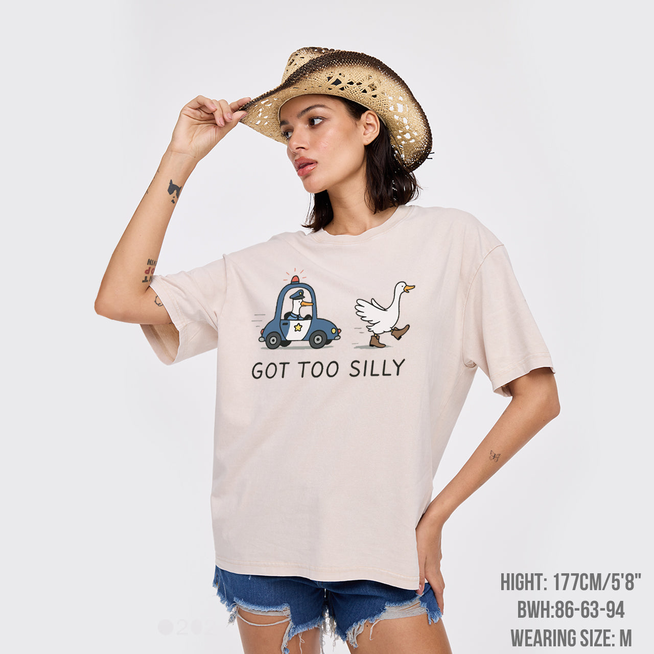 Funny Goose Got Too Silly Garment-dye Tees