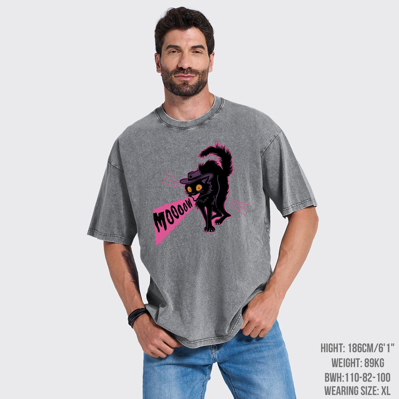 Halloween Scary Moooow Garment-dye Tees