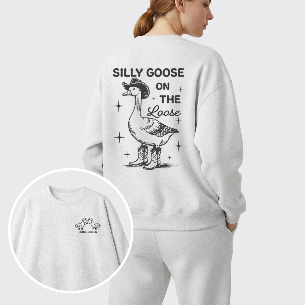 Silly Goose Fleece Sweatshirt
