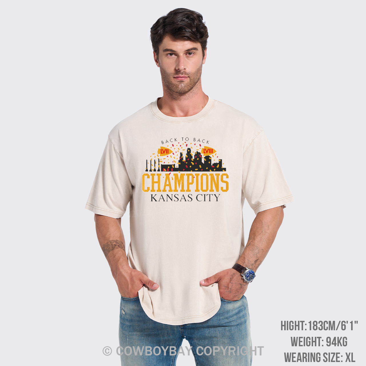 Champions Back To Back Garment-dye Tees