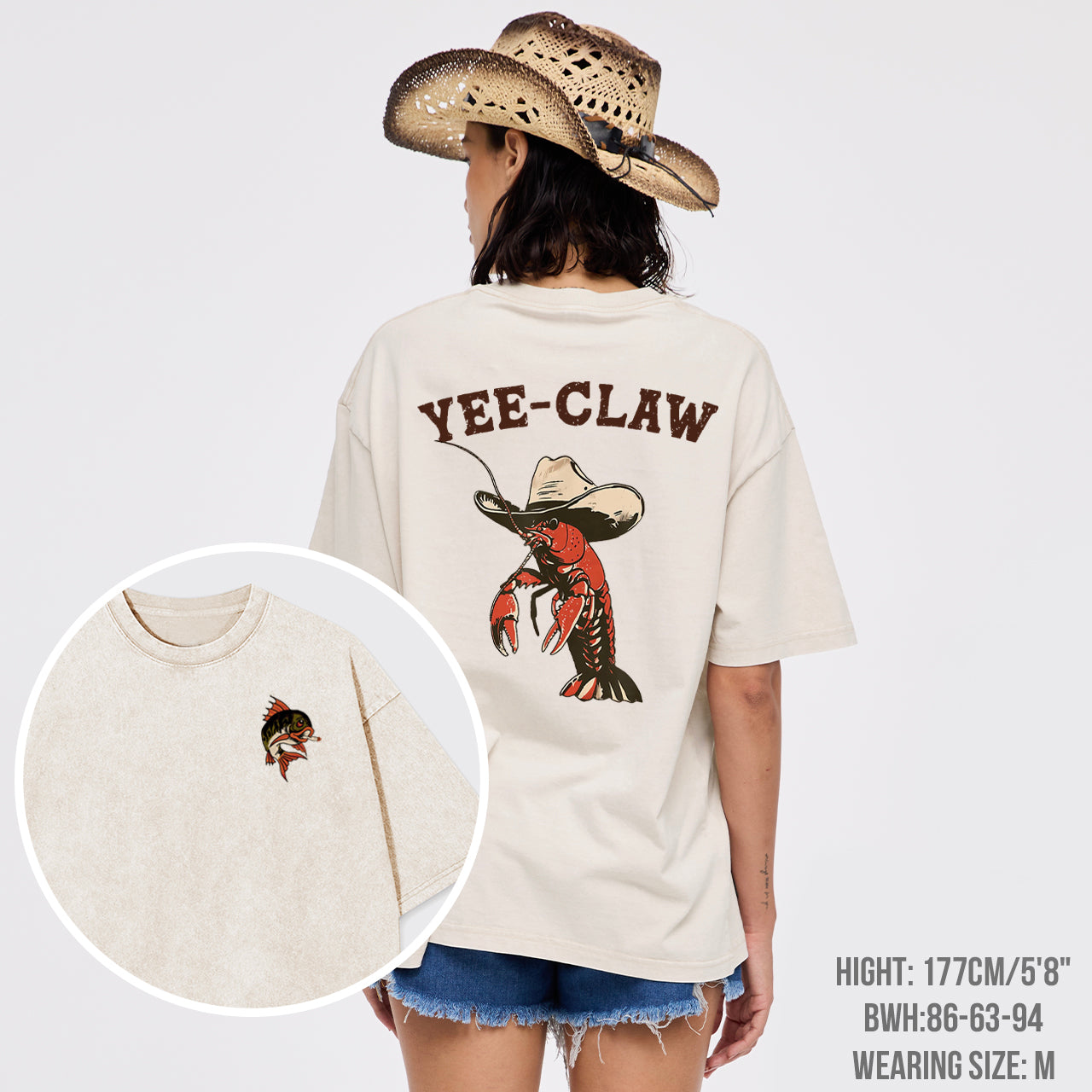 Yee-Claw Garment-dye Tees