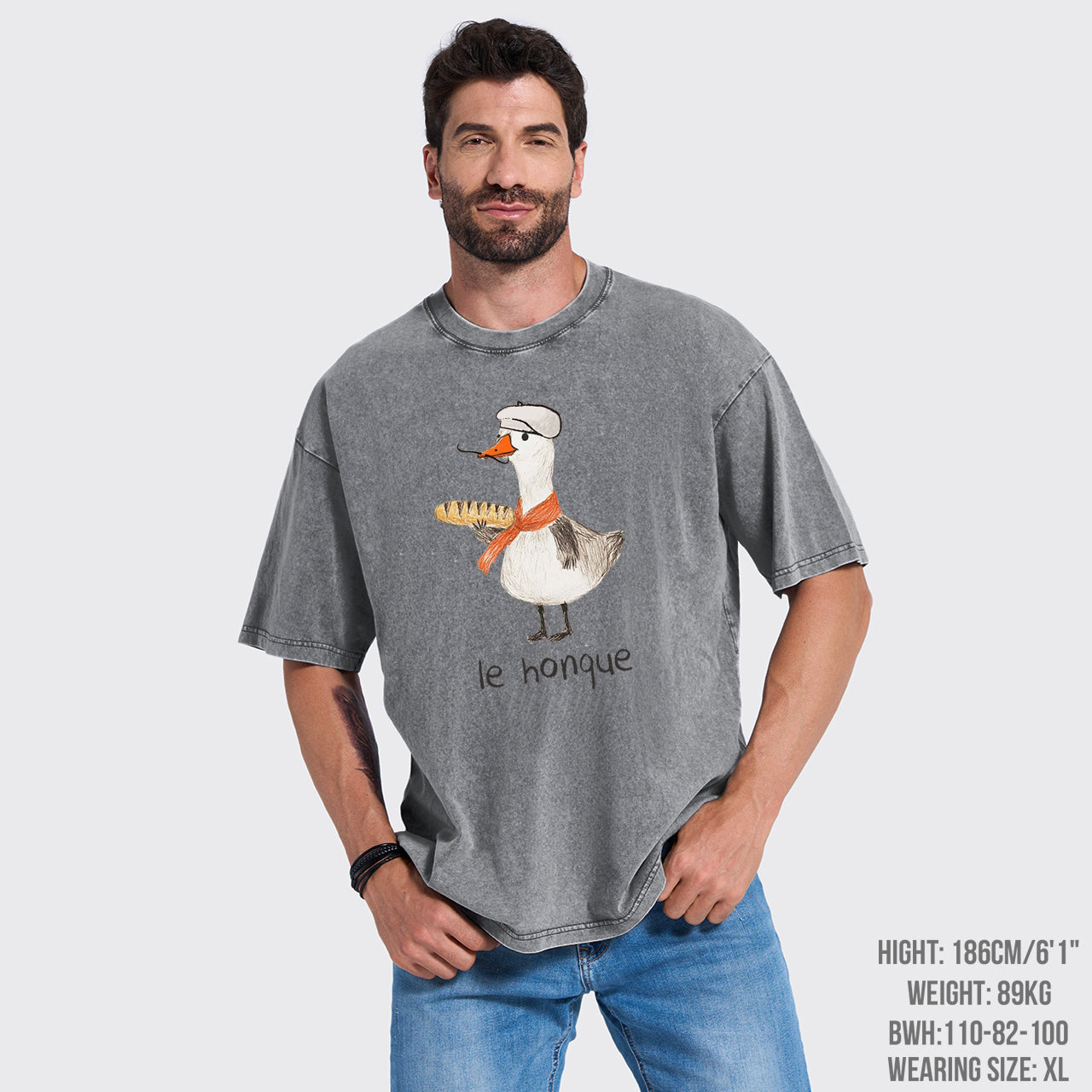 Breaded Goose Funny Garment-dye Tees