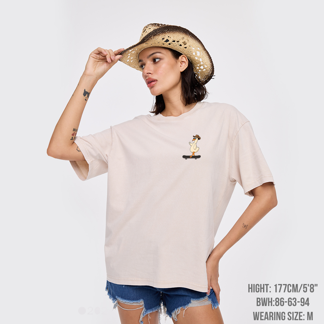 Skater Silly Goose Garment-dye Tees