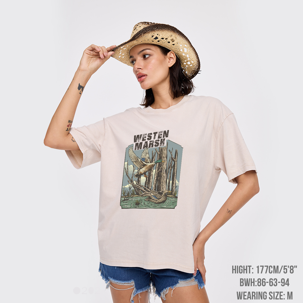 Western Marsh Wildlife Garment-dye Tees