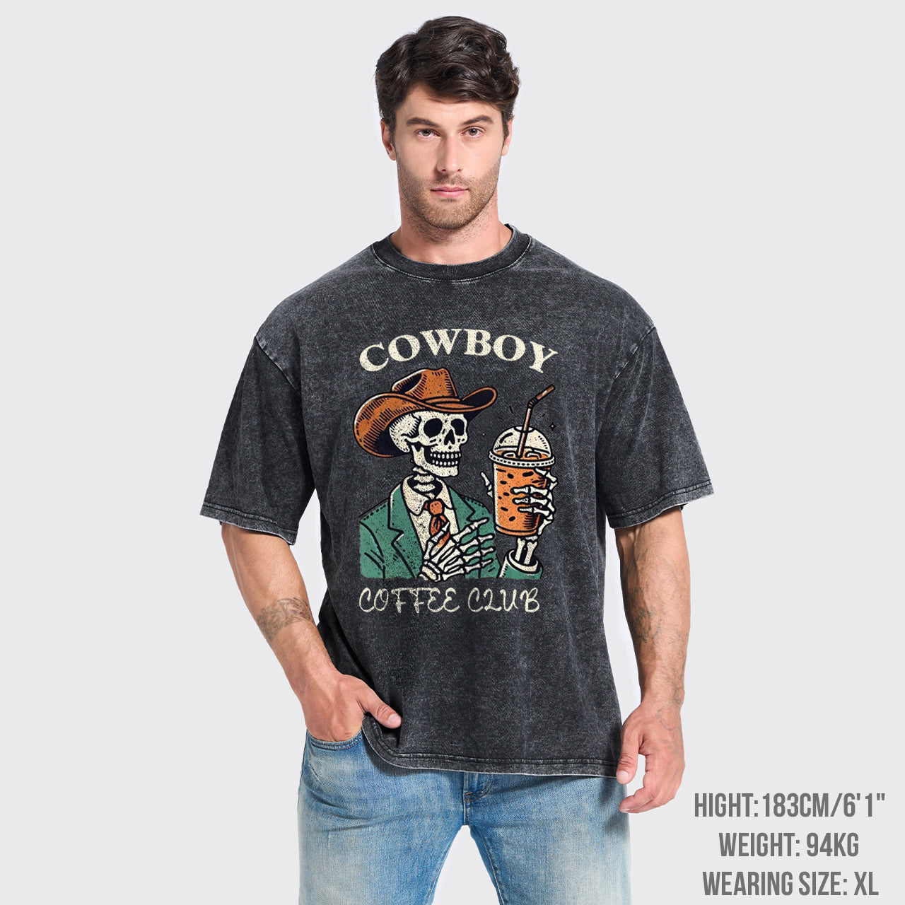 Cowboy Coffee Club Garment-dye Tees
