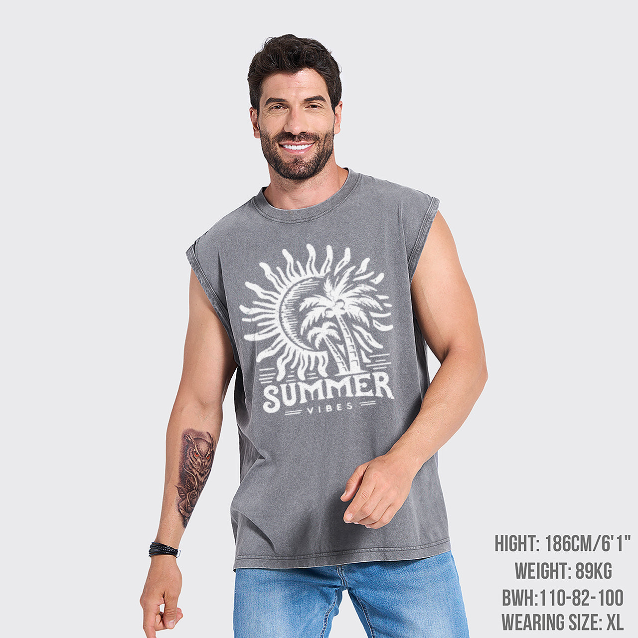 Retro Summer Vibes Washed Tanks