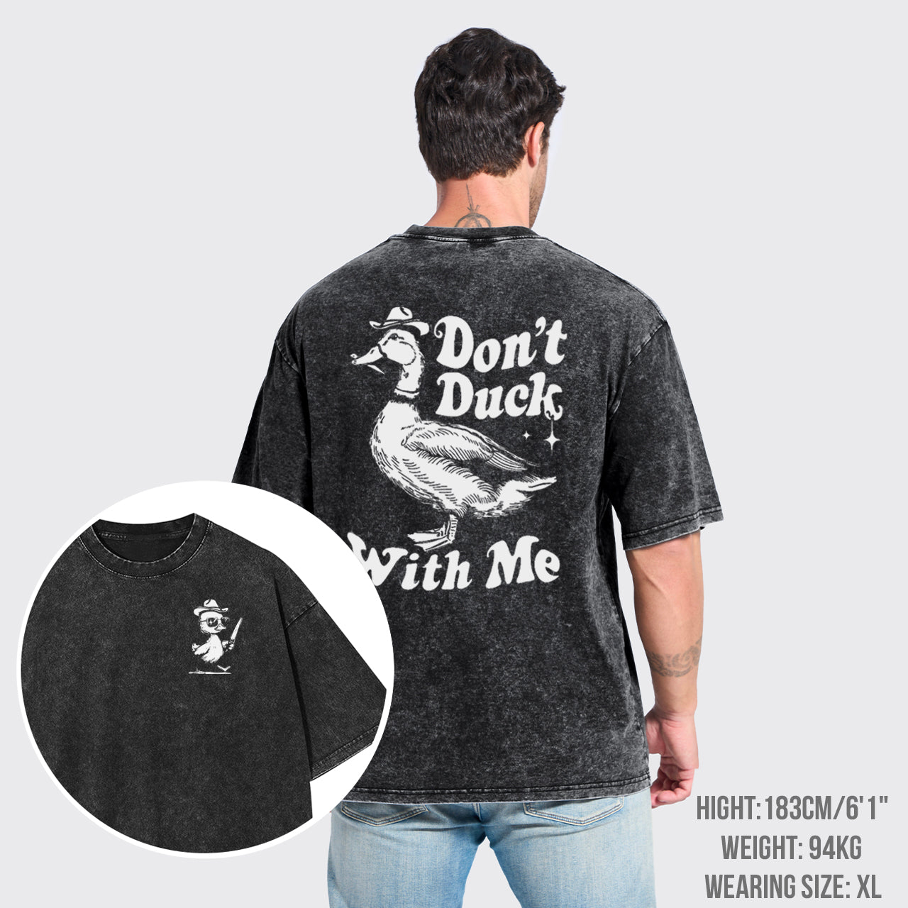 Vintage Funny Duck Garment-dye Tees