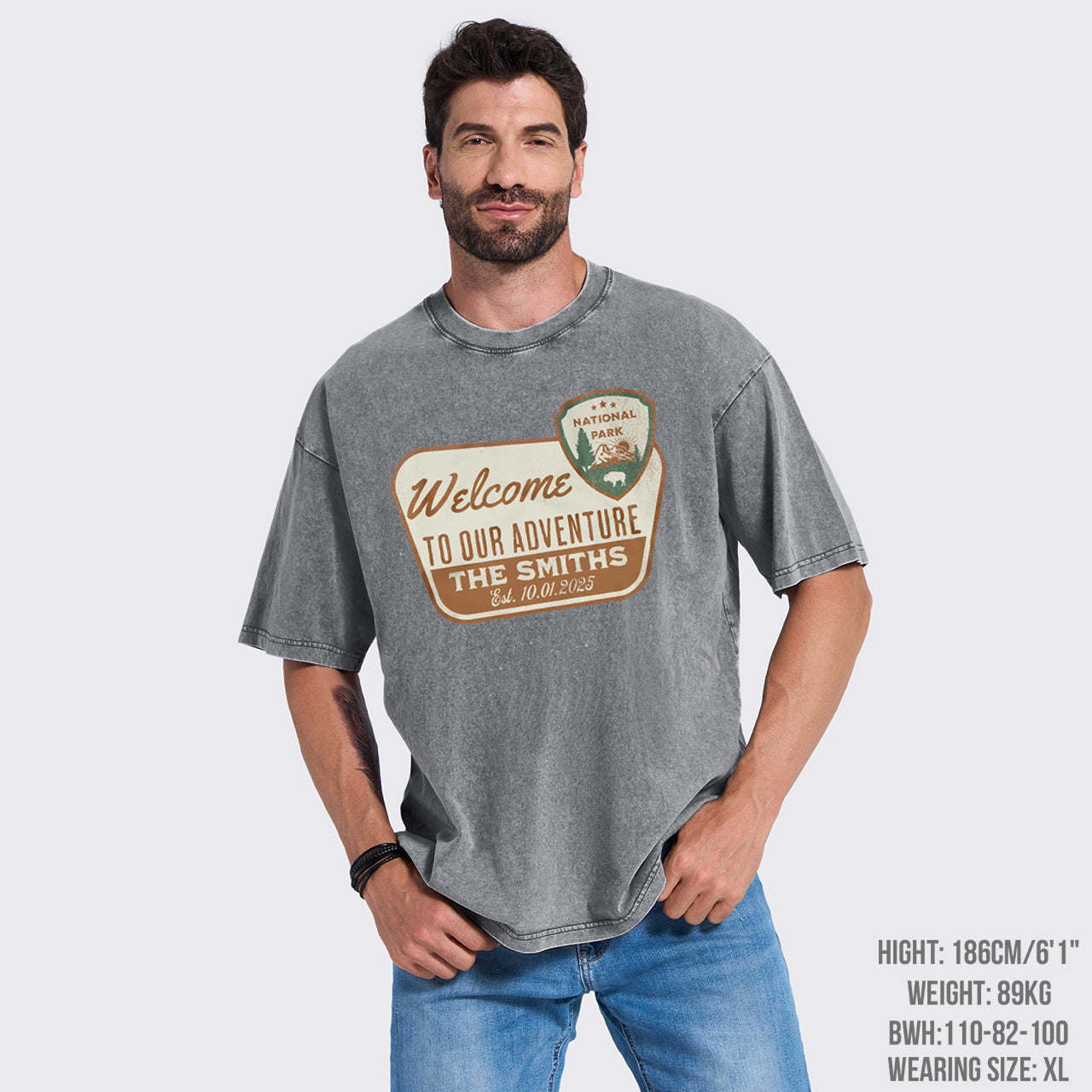 Personalized National Park Sign Garment-dye Tees