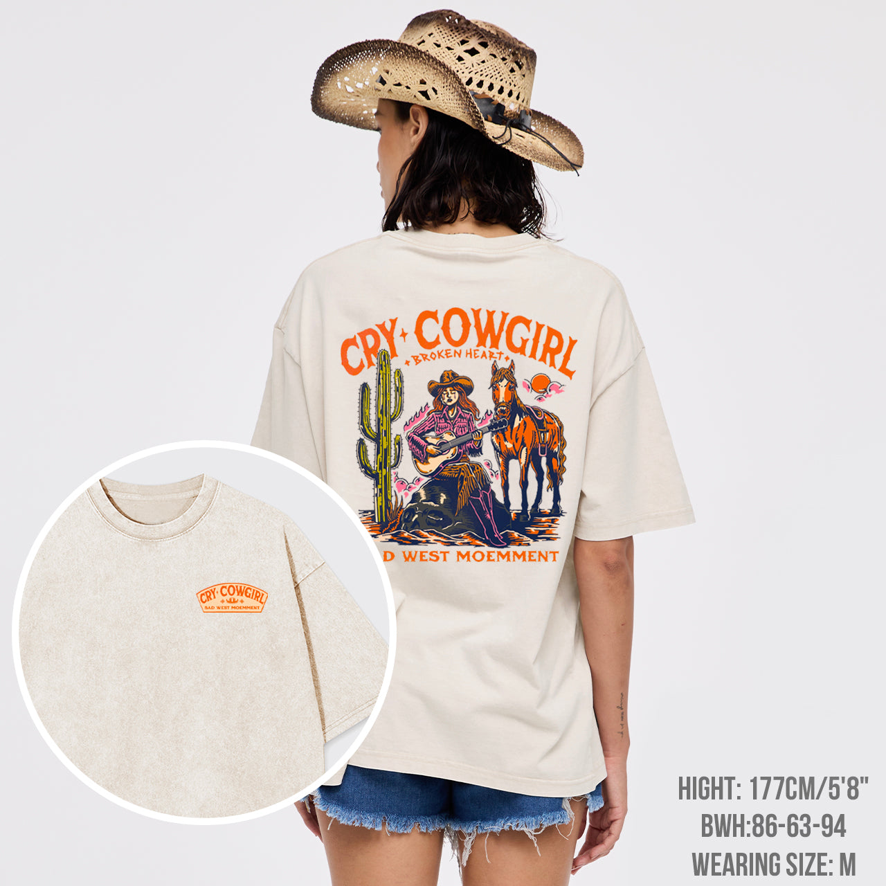 Sad West Garment-dye Tees