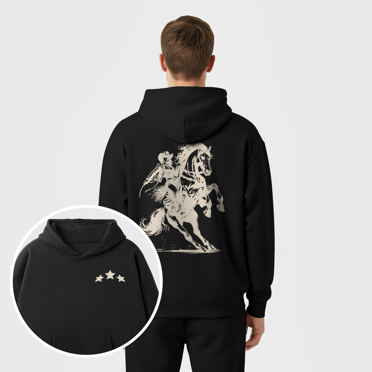 Lone Rider Cowgirl Fleece Hoodie Set