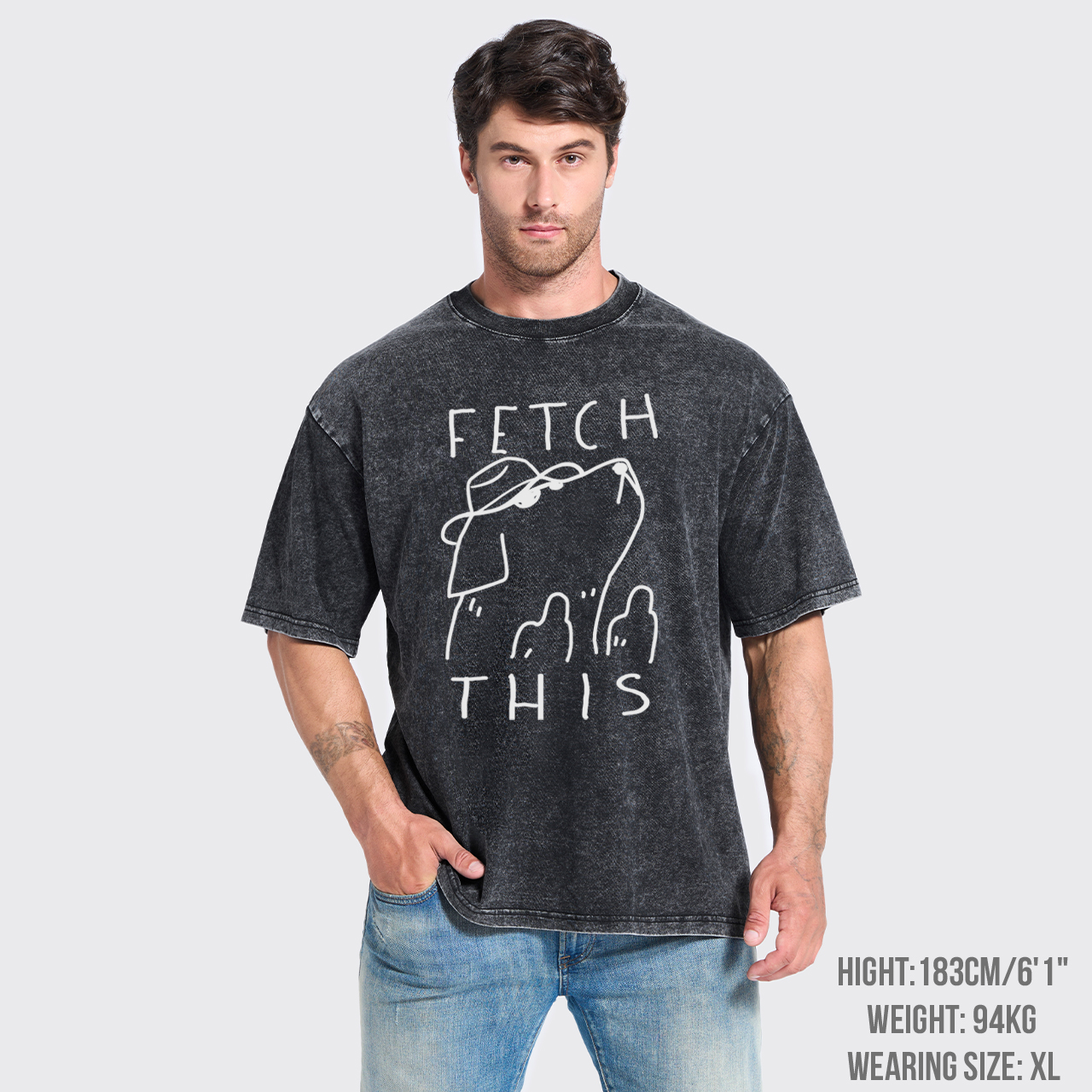 Fetch This Garment-dye Tees