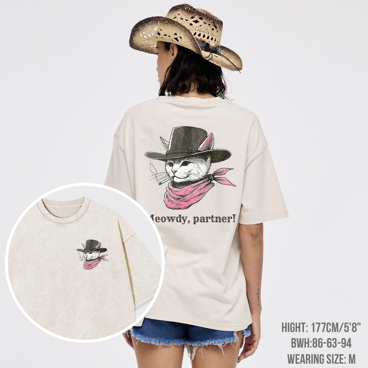 Meowdy Partner Garment-dye Tees