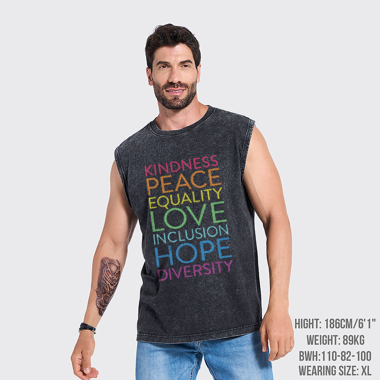 Diversity Inspirational Washed Tanks