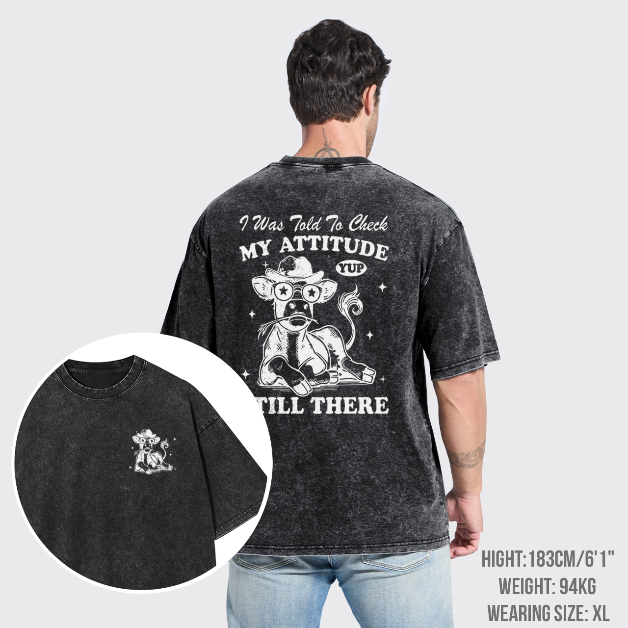 My Attitude Still There Garment-dye Tees