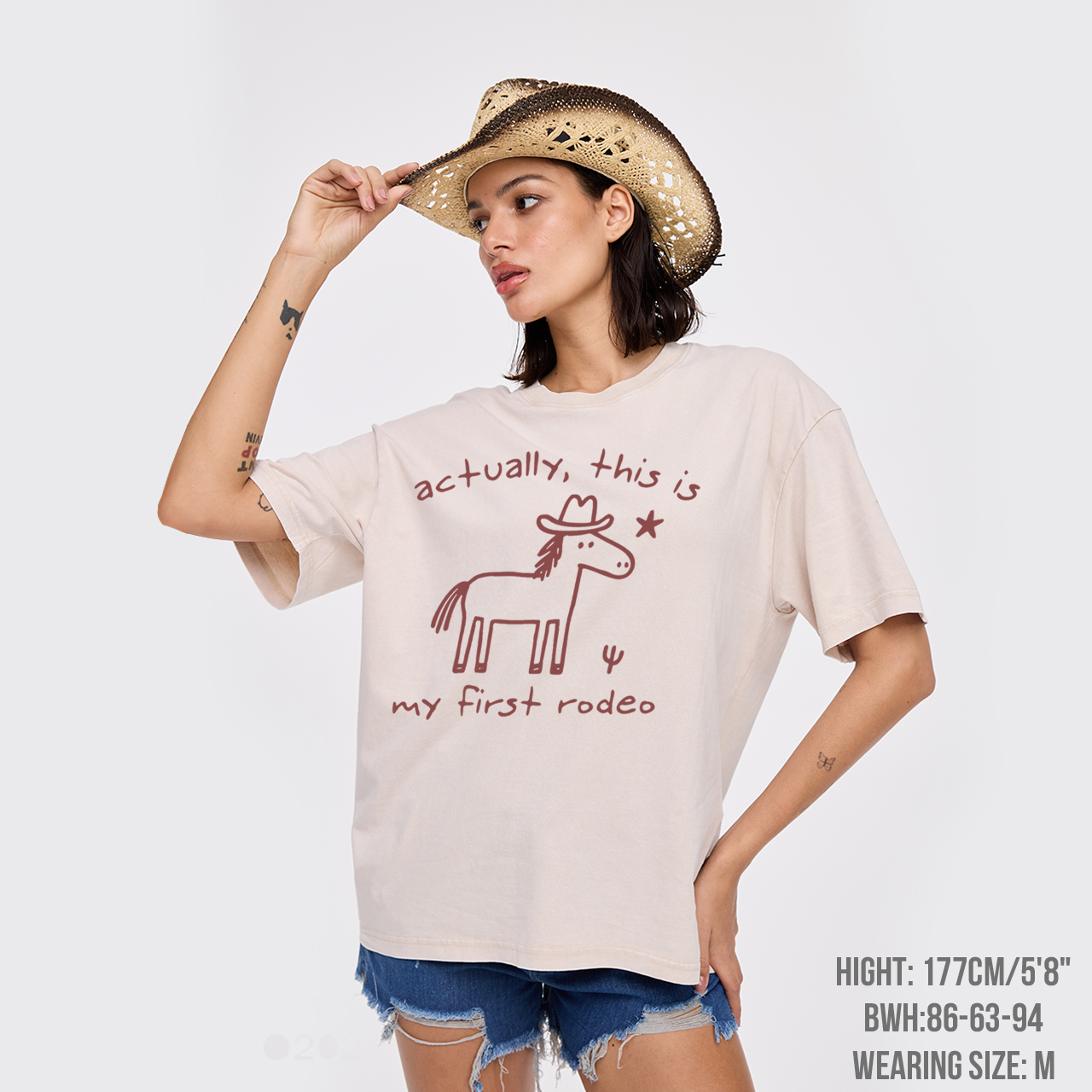 Actually This Is My First Rodeo Garment-dye Tees