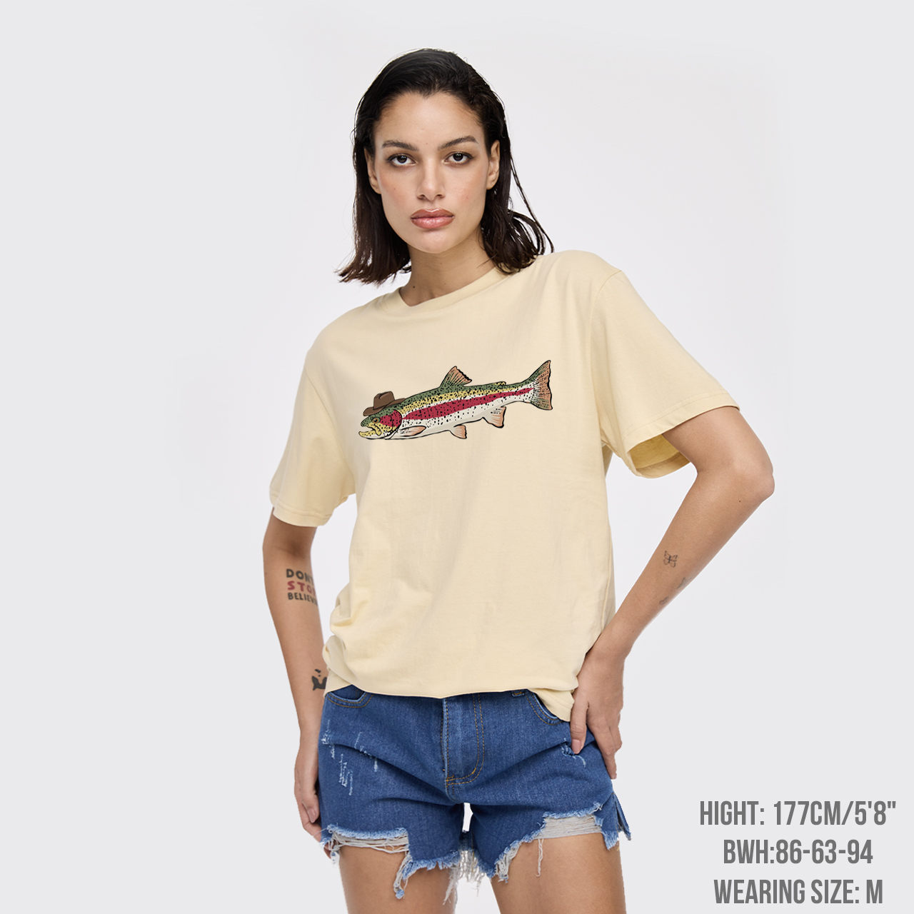 Cowboy Trout Western Fishing T-Shirts