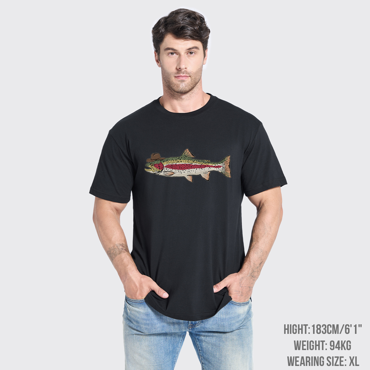 Cowboy Trout Western Fishing T-Shirts