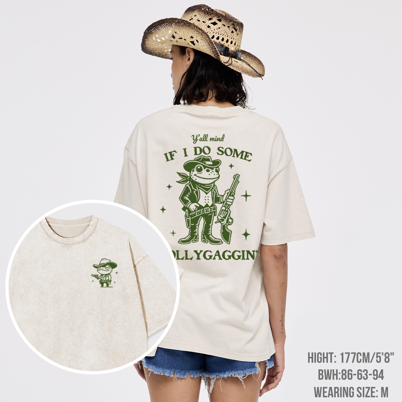 Y'all mind If I Do Some Lollygaggin' Funny Garment-dye Tees