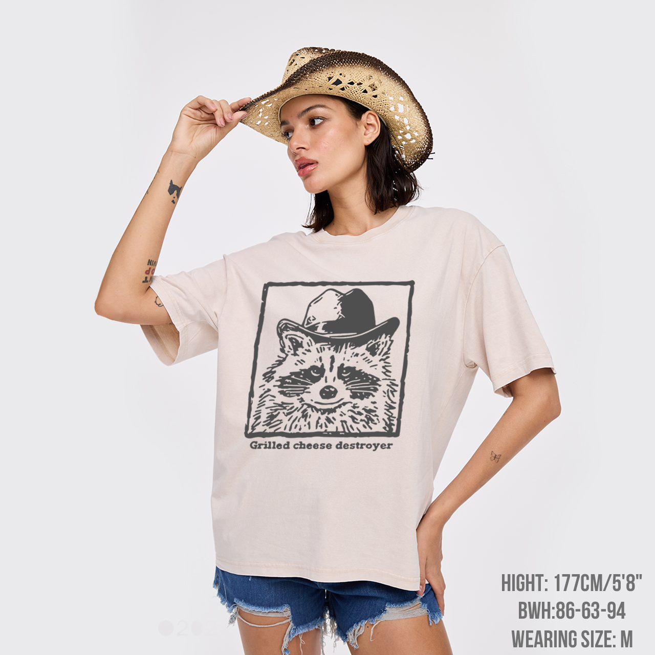 Funny Grilled Cheese Destroyer Garment-dye Tees