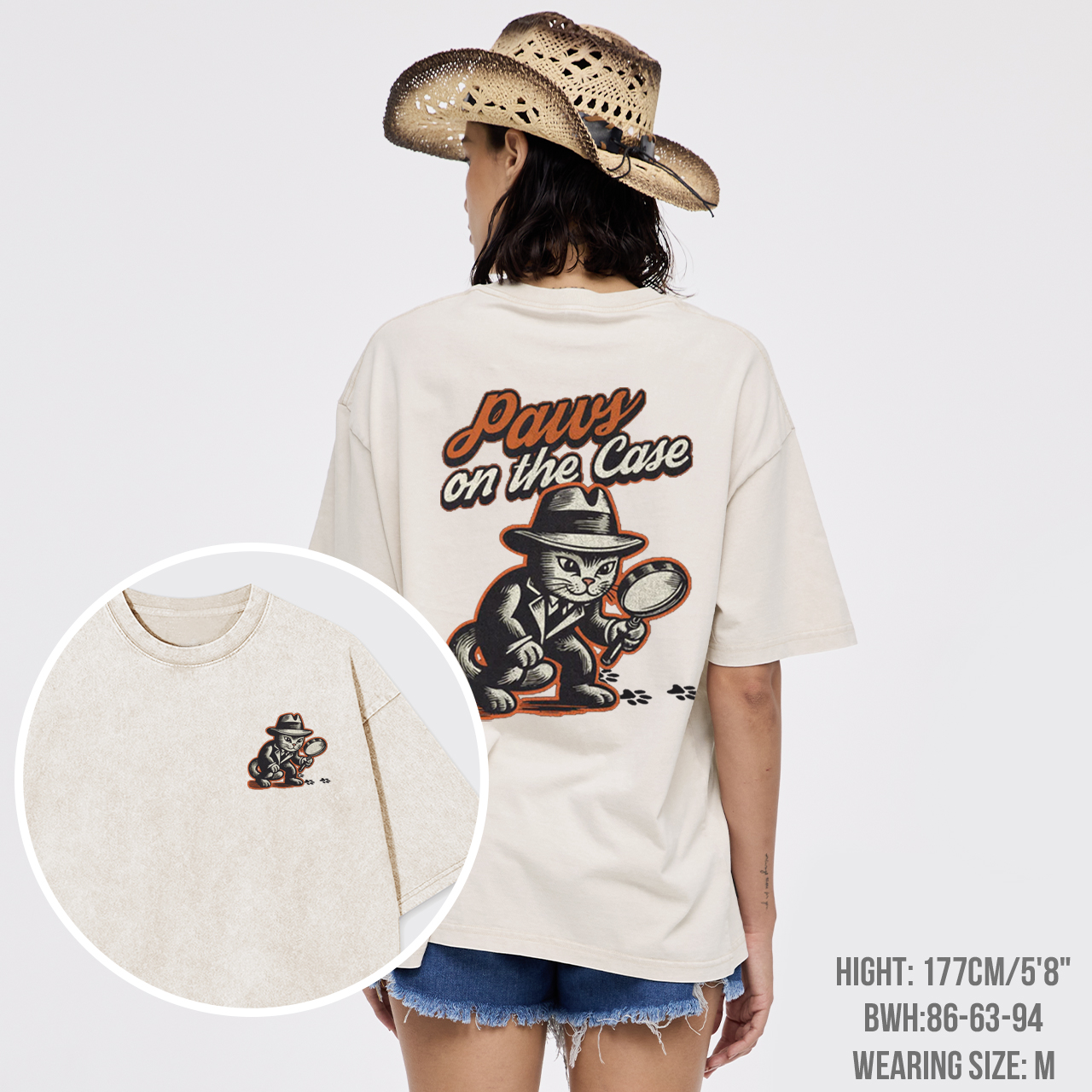 Paws on the Case Garment-dye Tees