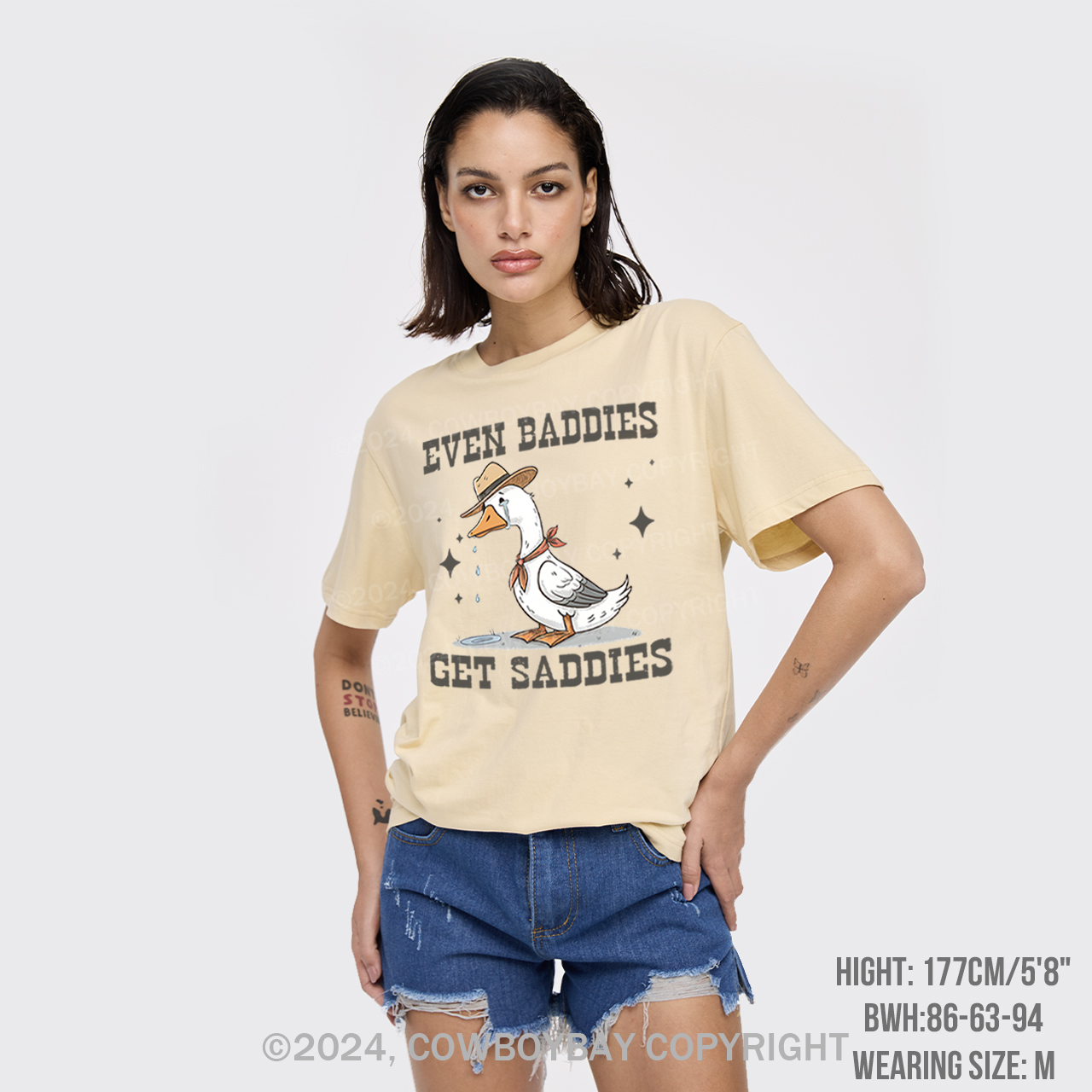 Even Baddies Get Saddie T-Shirts