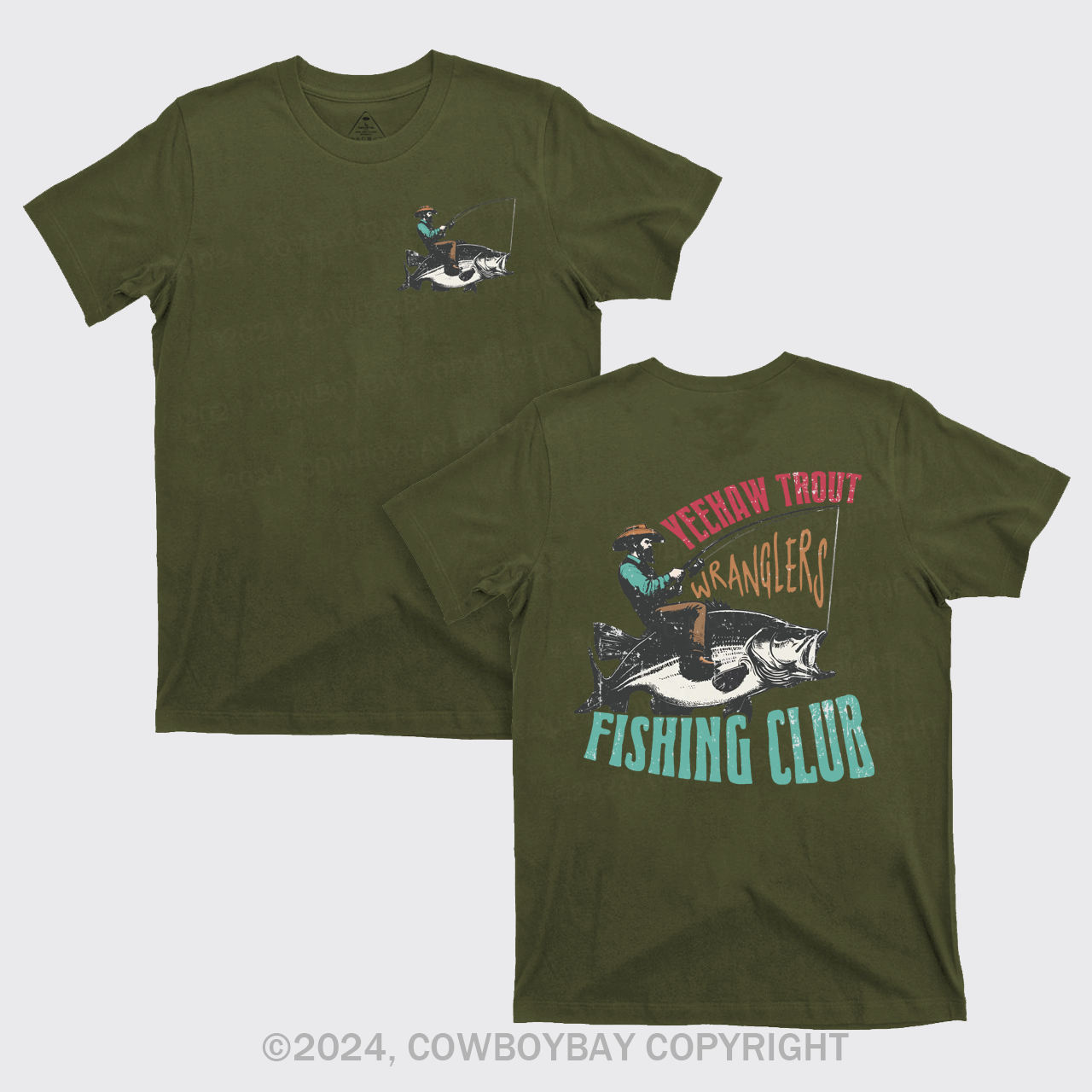 Trendy Western Fishing Club T-Shirts