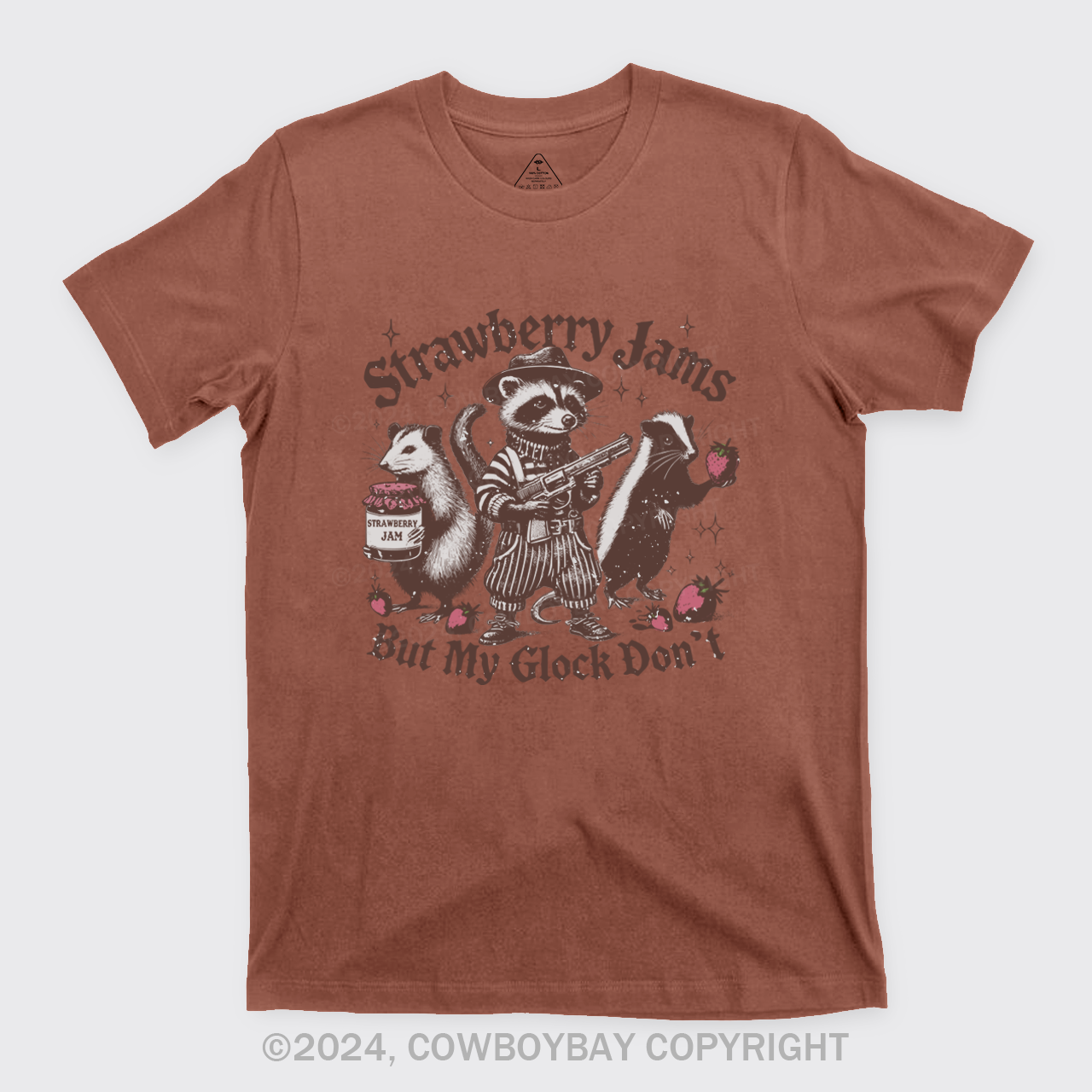 Strawberry Jams But My Glock Don't T-Shirts