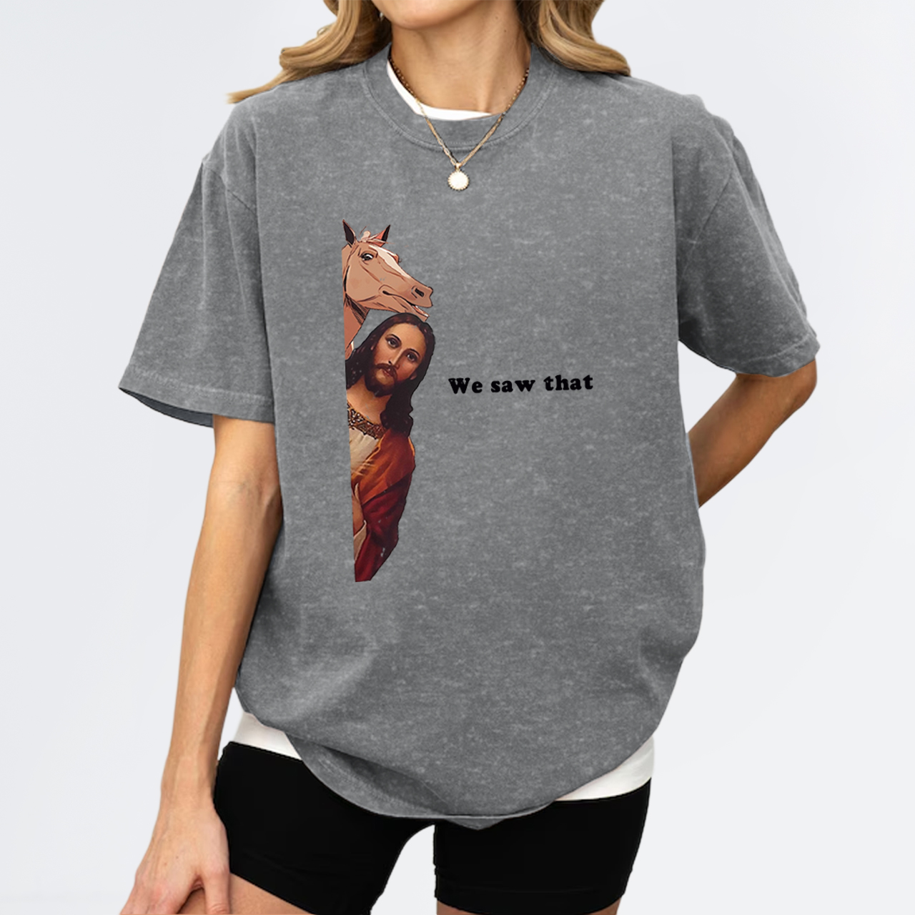 Jesus I Saw That Garment-dye Tees