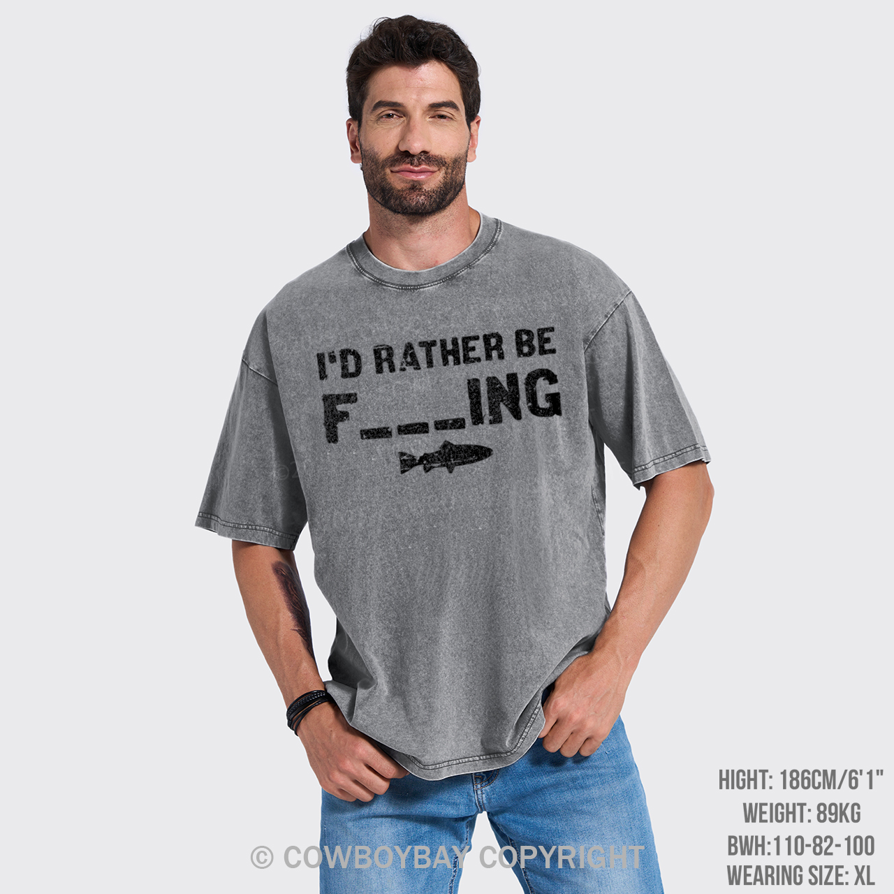 I'd Rather Be Fishing Garment-dye Tees