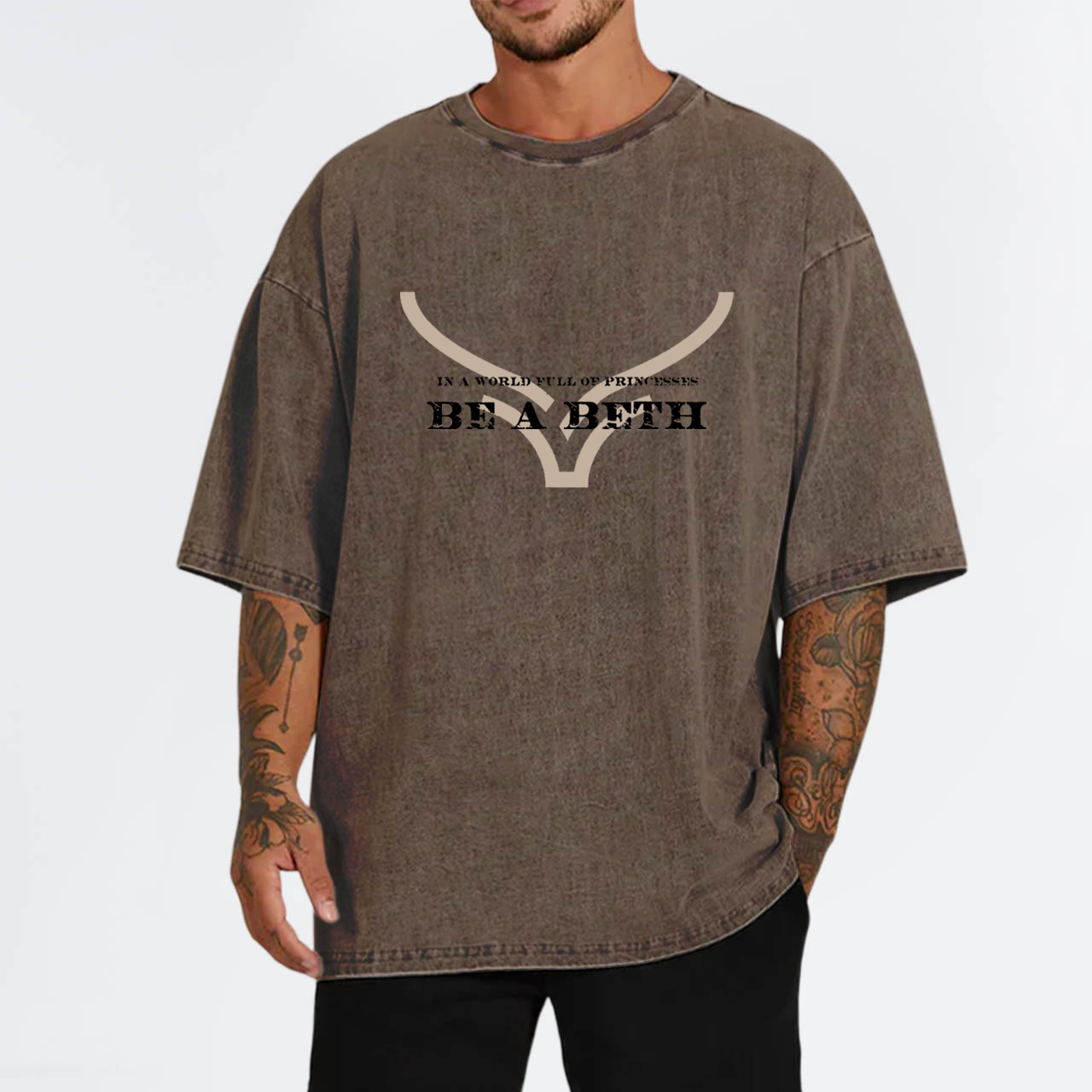 In A World Full of Princesses Be A Beth Garment-dye Tees