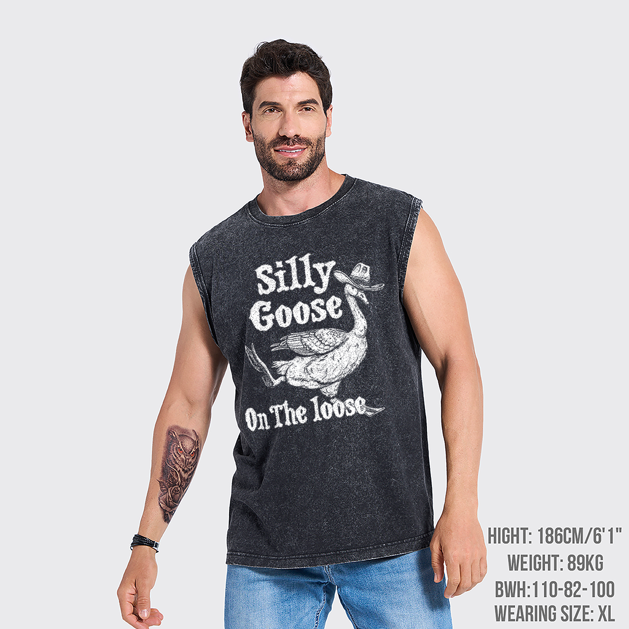 Silly Goose On The Lose Washed Tanks