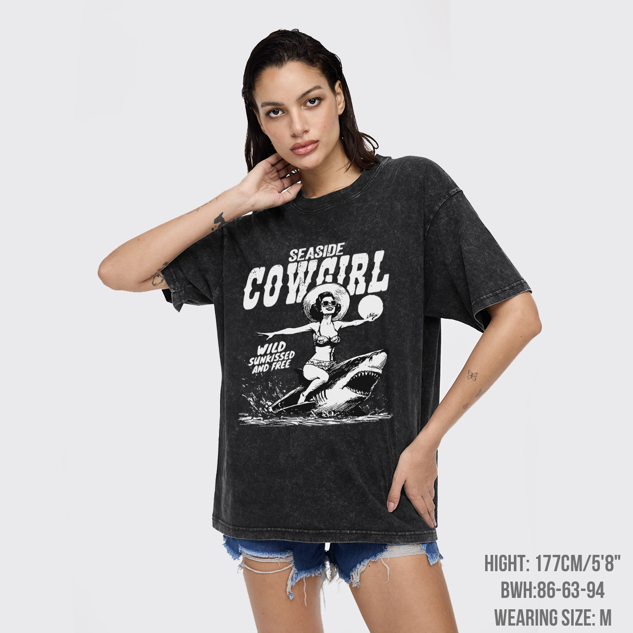 Seaside Cowgirl Wild Garment-dye Tees
