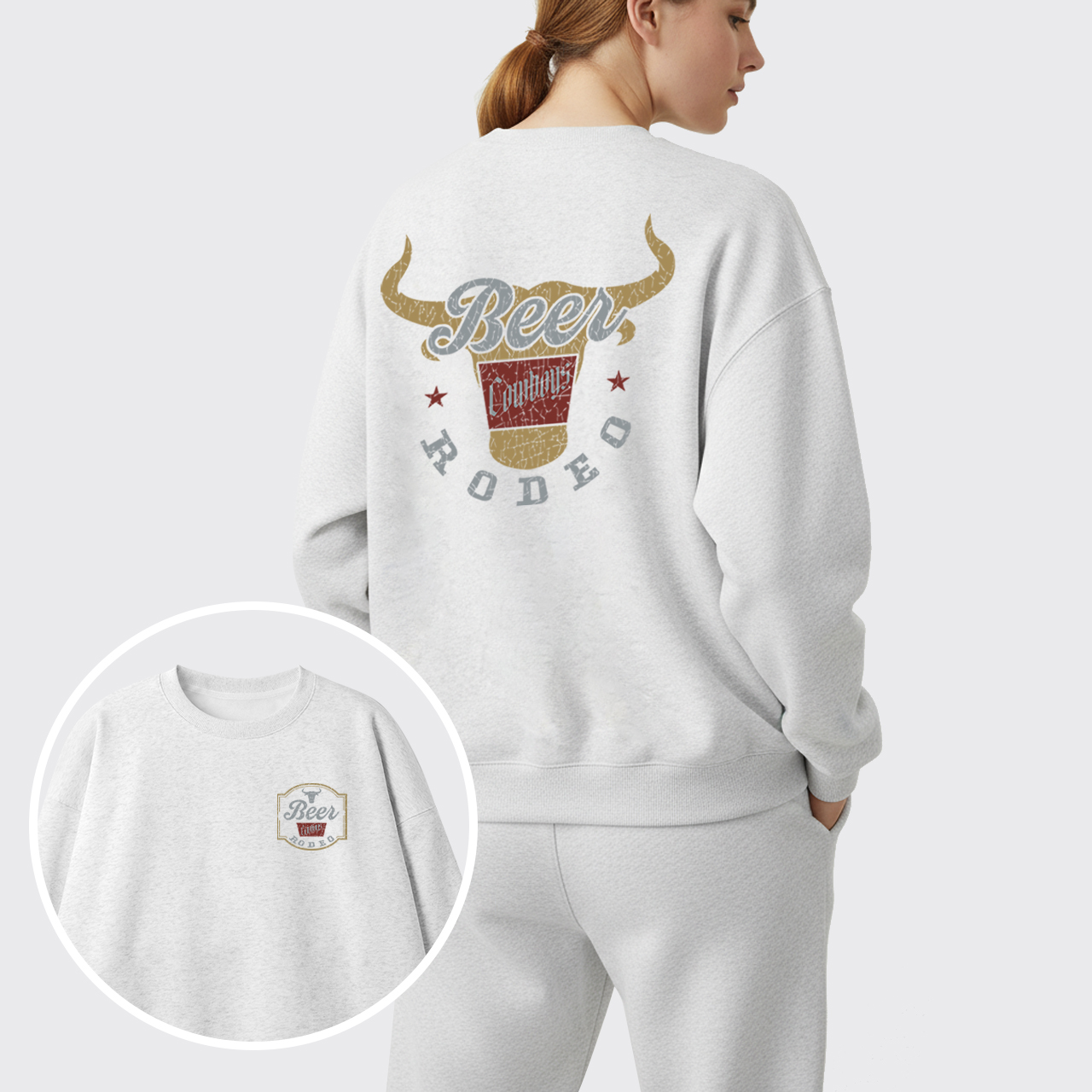New Beer Rodeo Fleece Sweatshirt