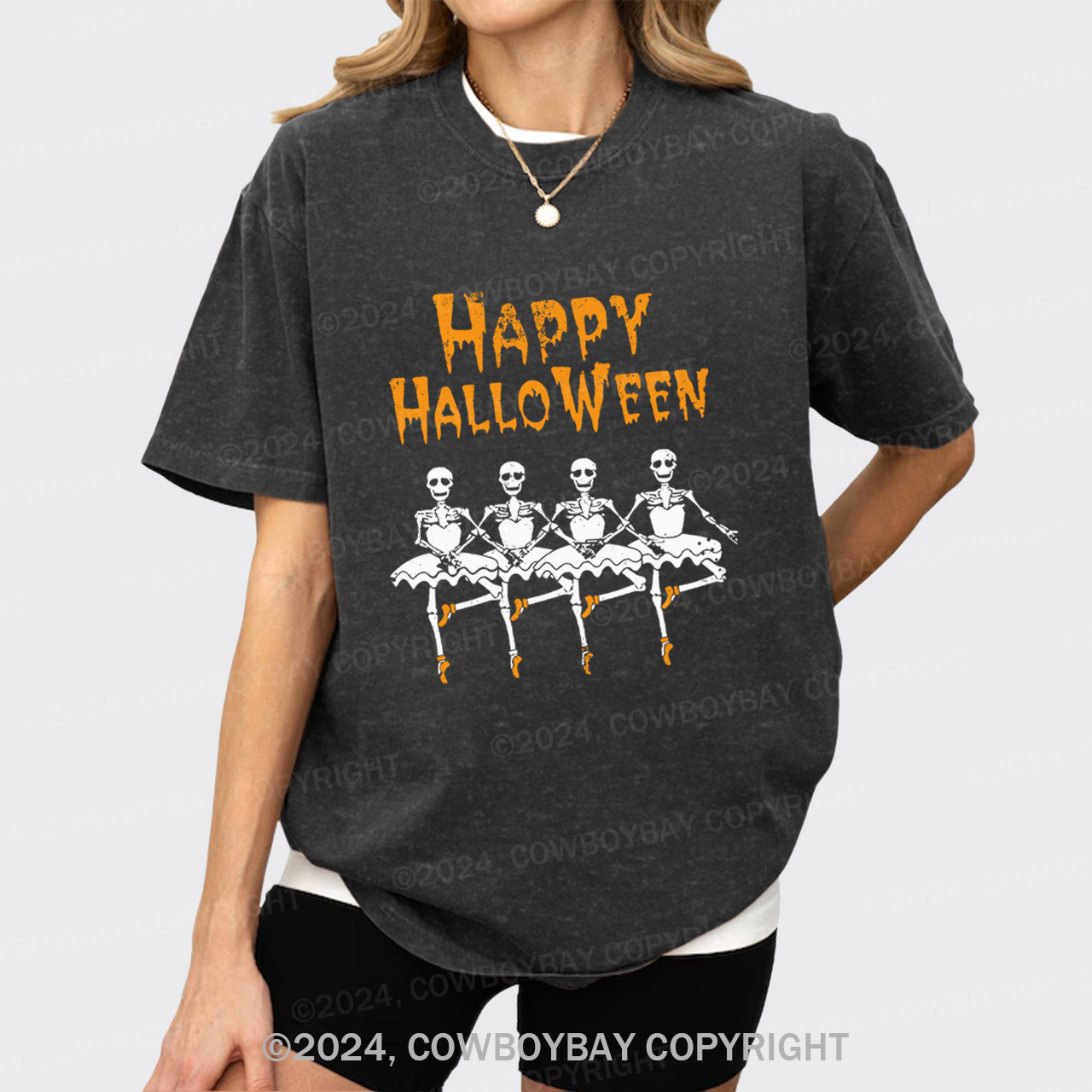 Halloween Ballerinas Garment-dye Tees