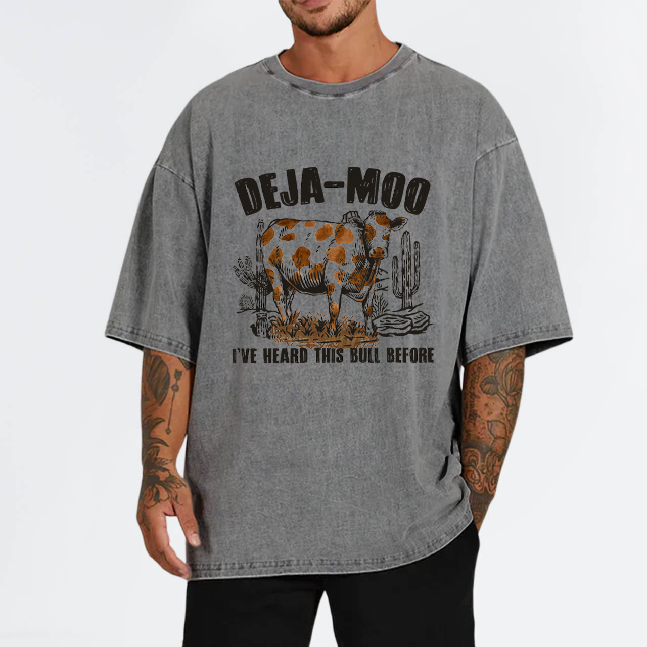 Deja-Moo Garment-dye Tees