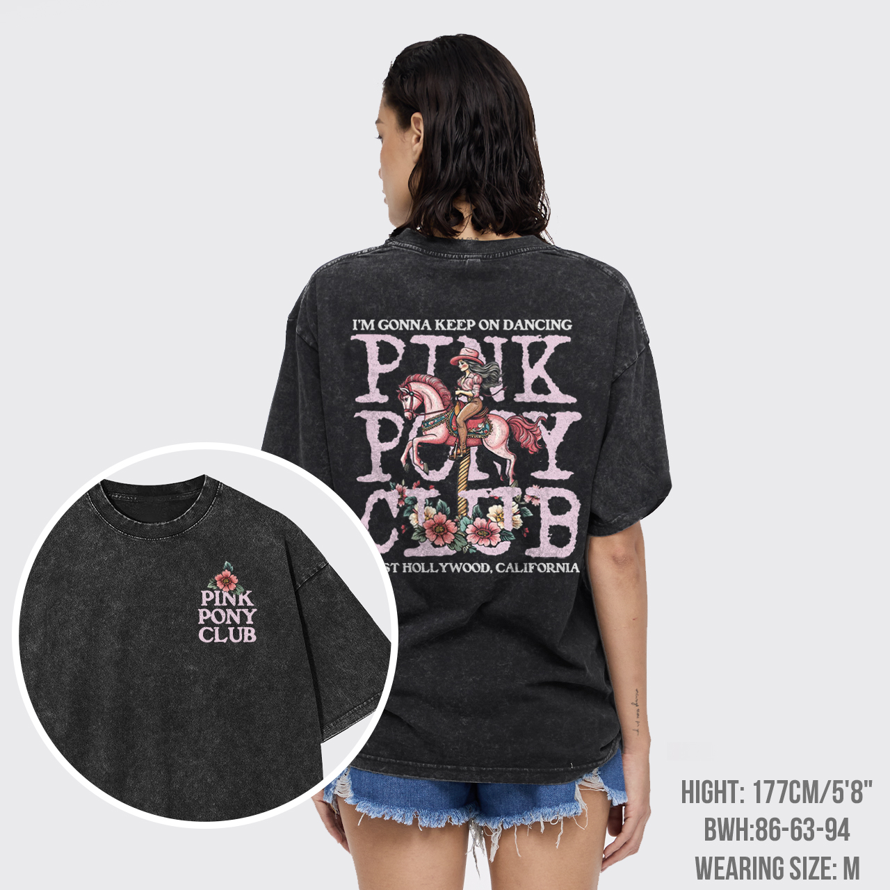 Pink Pony Club Garment-dye Tees