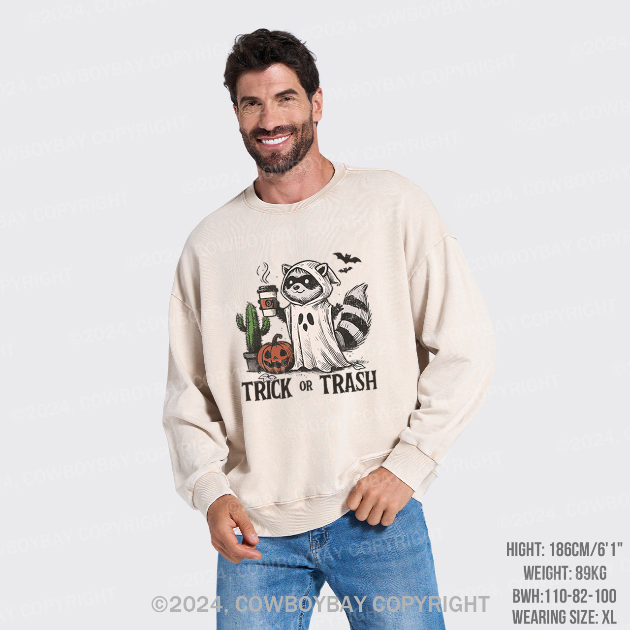 Trick Or Trash Washed Sweatshirts