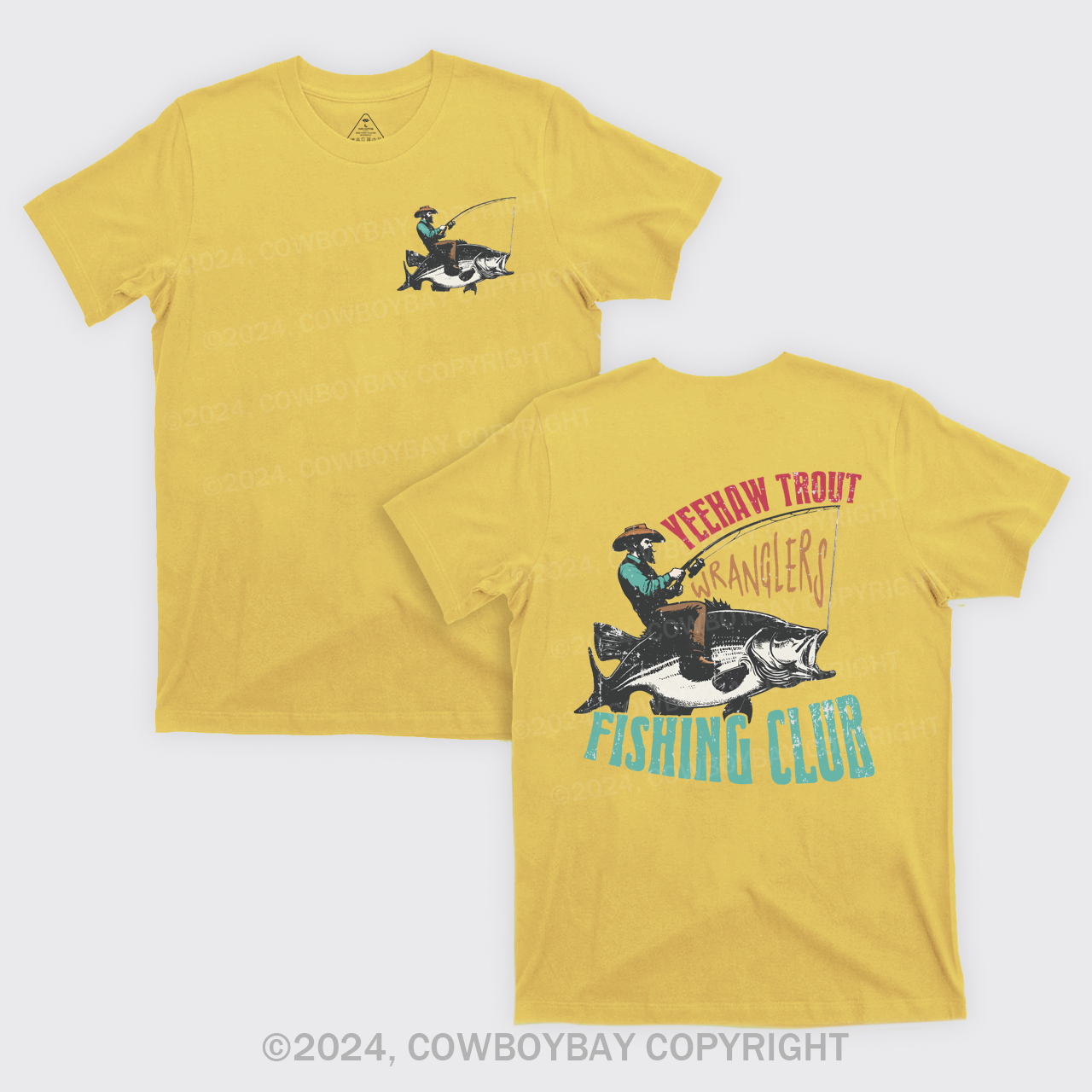 Trendy Western Fishing Club T-Shirts