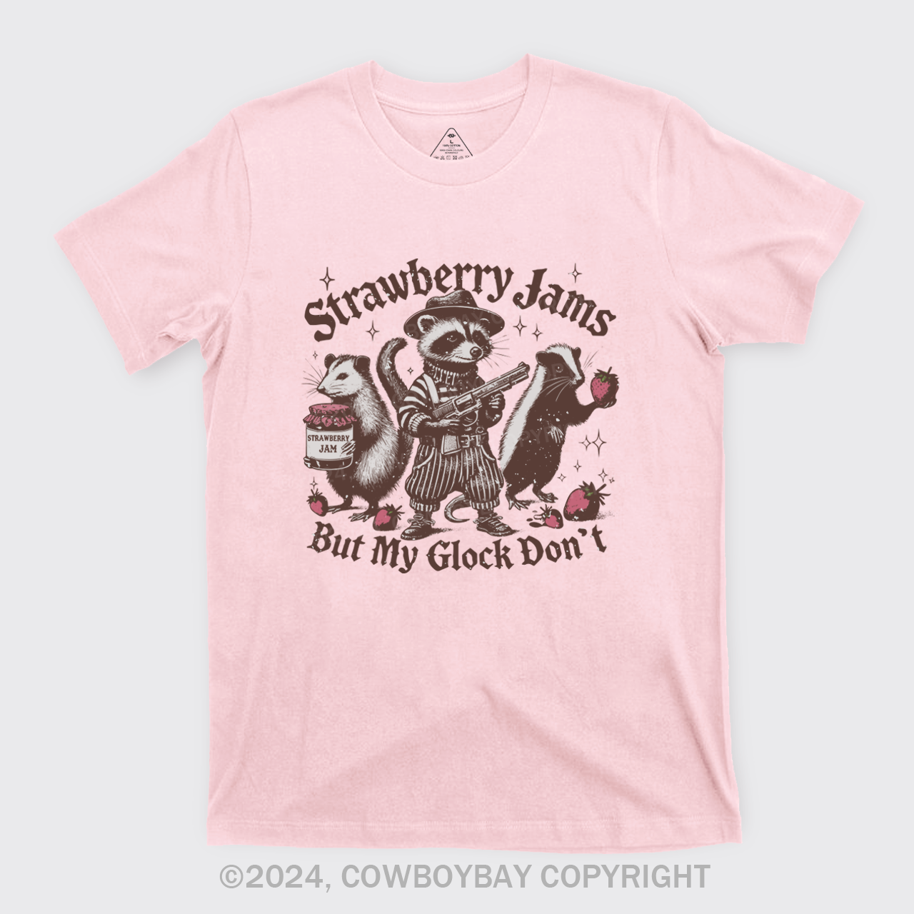 Strawberry Jams But My Glock Don't T-Shirts