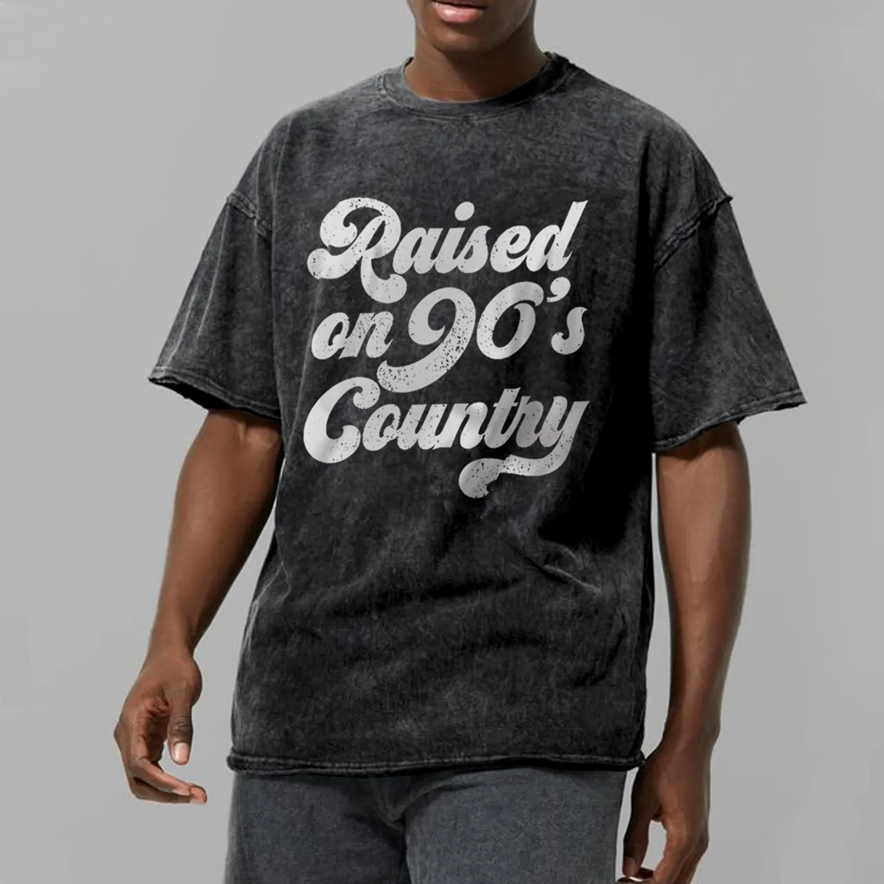 Raised on 90s Country Garment-dye Tees