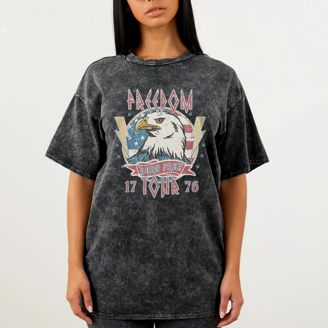 Born Free 1776 Garment-dye Tees